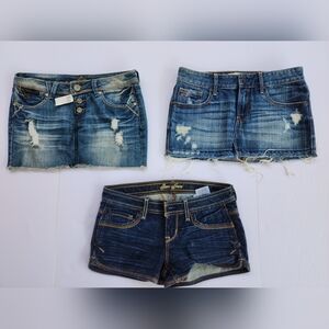Guess Short, Hollister Skirt, Almost Famous Skirt. ‼️All 3 for $50‼️
